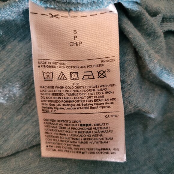 Men's Banana Republic Light Blue Polo - Picture 2 of 4